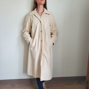 Vintage Fleece Duster/Peacoat/Trench